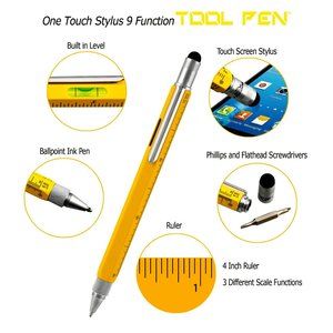 Monteverde One Touch Tool Pen, Ballpoint Pen, Yellow (MV35212)
